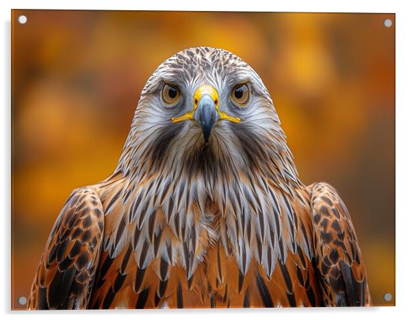 Red Kite Acrylic by Steve Smith