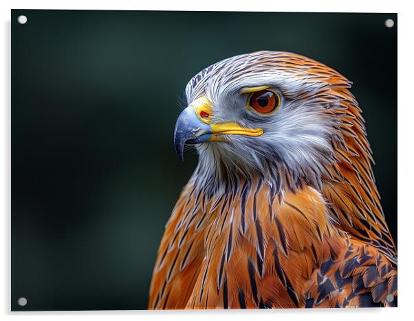 Red Kite Acrylic by Steve Smith