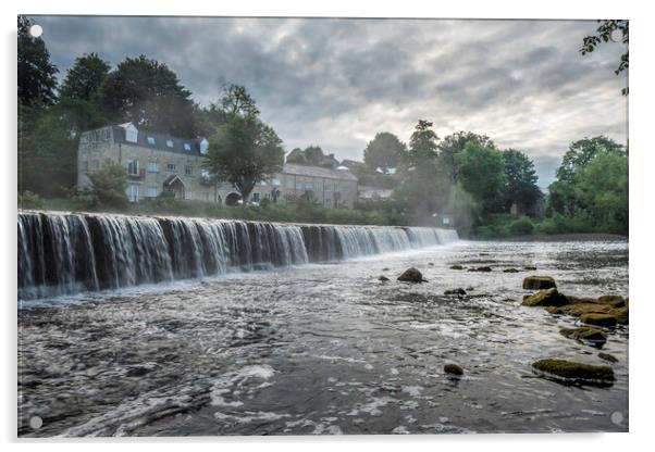 Enchanting Boston Spa Waterfall Acrylic by Tim Hill