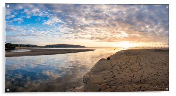 Abersoch Seascape Acrylic by Tim Hill