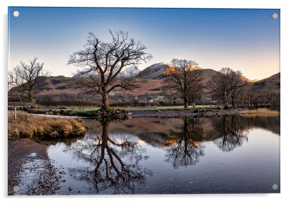 Whiteless Pike, Buttermere, Cumbria Acrylic by Tim Hill