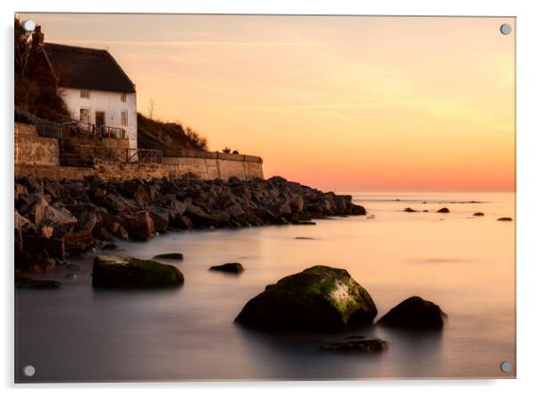 Serenity on the Yorkshire Coast Acrylic by Tim Hill