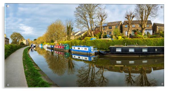 Skipton Leeds Liverpool Canal Acrylic by Tim Hill