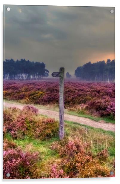 Surprise View Peak District Acrylic by Tim Hill