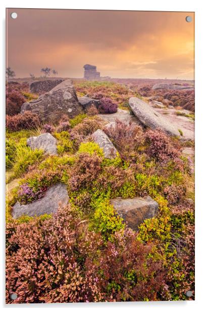 Surprise View Peak District Acrylic by Tim Hill