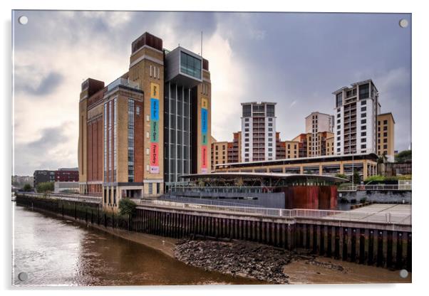 Baltic Flour Mill Gateshead Acrylic by Tim Hill