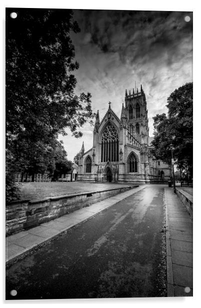 Timeless Elegance Doncaster Minster Acrylic by Tim Hill