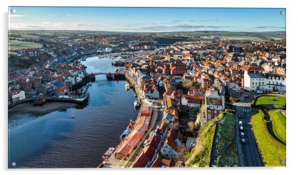 Majestic Whitby Scene Acrylic by Tim Hill