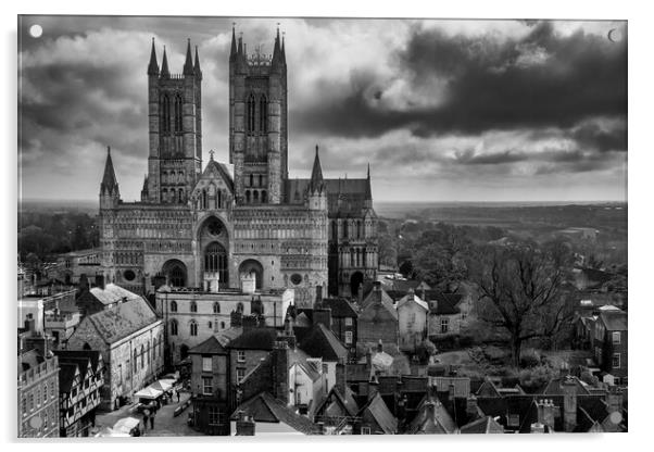 Timeless Beauty of Lincoln Cathedral Acrylic by Tim Hill