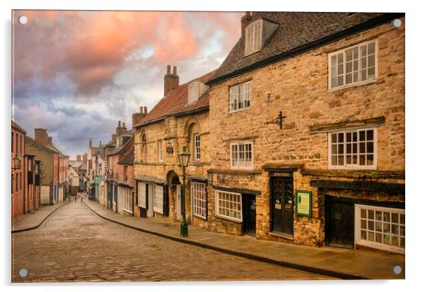 The Charming and Historic Steep Hill Acrylic by Tim Hill