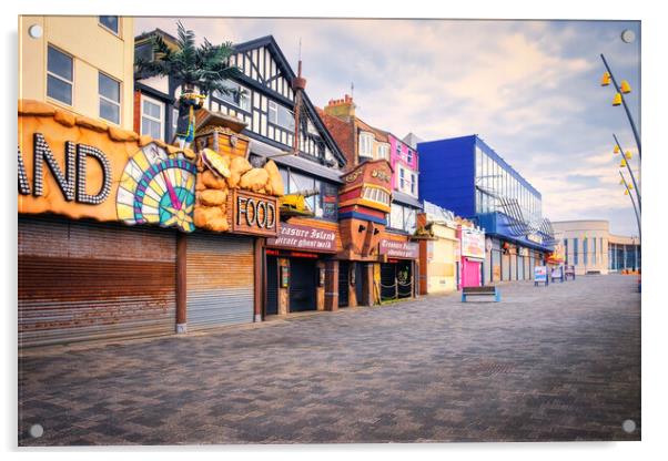 Bridlington Amusement Arcades and Leisure Centre Acrylic by Tim Hill