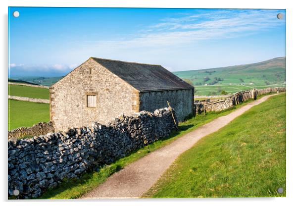 Yorkshire Dales Landscape Malham Acrylic by Tim Hill