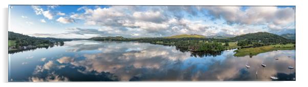 Lake District Panoramic, Lake Windermere Acrylic by Tim Hill
