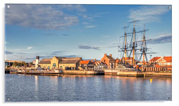 National Museum of the Royal Navy Hartlepool Acrylic by Tim Hill