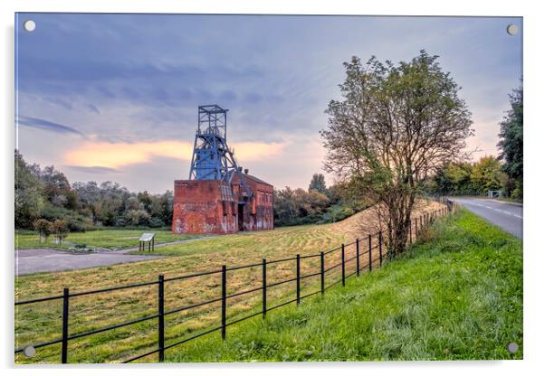 Barnsley Main Colliery Acrylic by Tim Hill