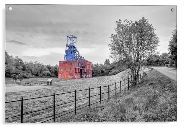  Barnsley Main Colliery Acrylic by Tim Hill