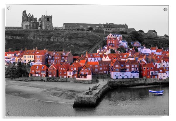 Whitby Selective Colour Acrylic by Tim Hill