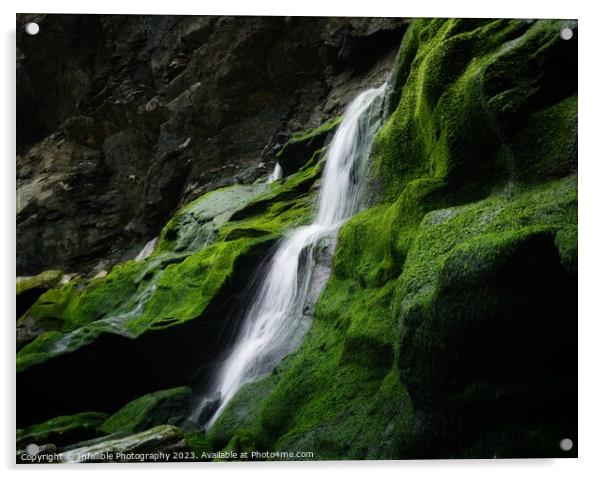 Waterfall. Acrylic by Infallible Photography