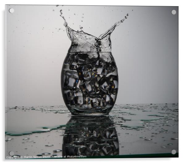 Water Splash Acrylic by Martin fenton