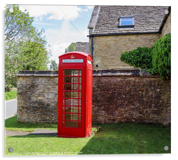 British Red telephone box Acrylic by Martin fenton