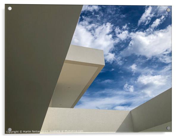 Abstract sky view Acrylic by Martin fenton