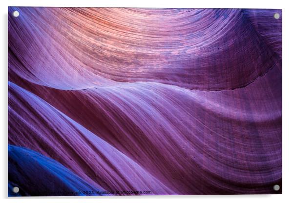 Lower Antelope Canyon 2 Acrylic by Matthew McCormack