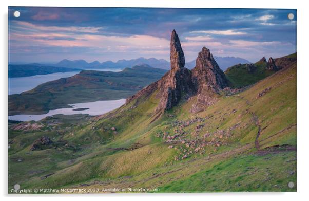 Isle of Skye (Colour) Acrylic by Matthew McCormack