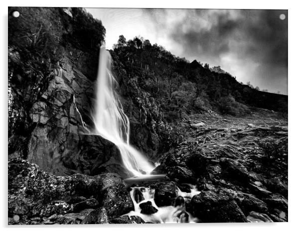 Aber Falls Acrylic by Ian Donaldson
