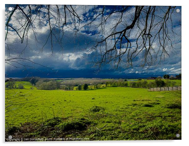 Sunshine and showers Acrylic by Ian Donaldson