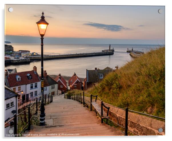Whitby Steps from S4 Acrylic by Darrell Evans