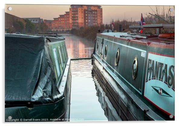 Moored Acrylic by Darrell Evans