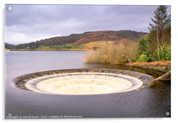 Ladybower Reservoir Acrylic by Darrell Evans