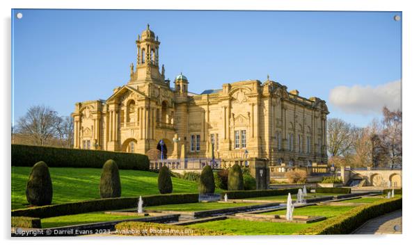 Cartwright Hall Building  Acrylic by Darrell Evans