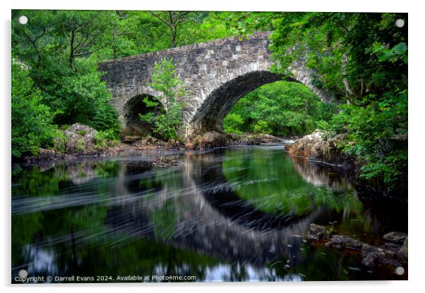 Dundonnell River Crossing Acrylic by Darrell Evans