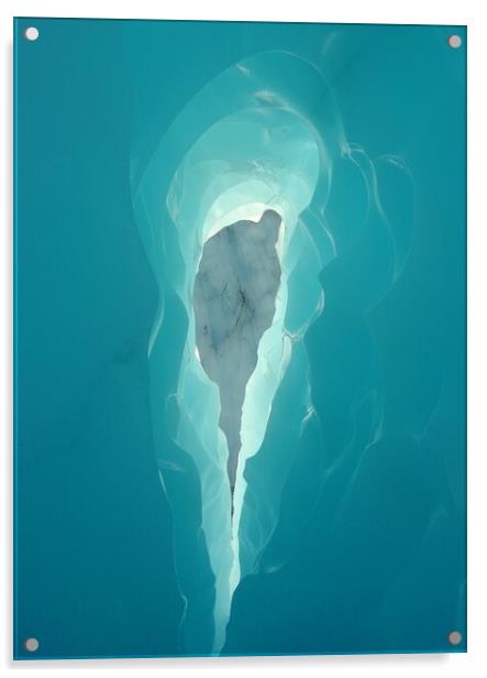 Ice Cave Acrylic by Geoff Weeks