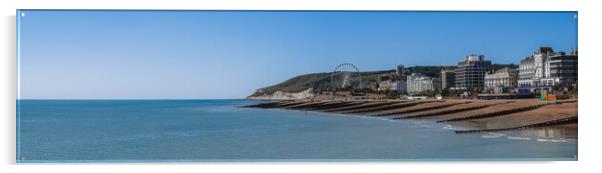 The Eastbourne Sea Front Acrylic by Martyn Large