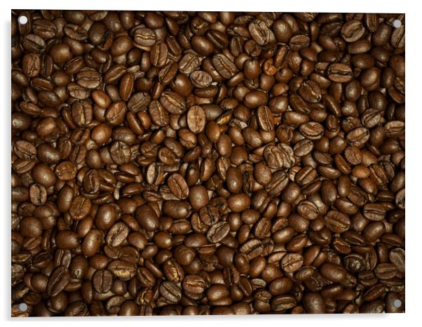 Coffee Beans Acrylic by Martyn Large