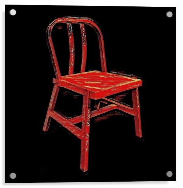 The Untitled Chair Project  Acrylic by Lowercase b Studio 