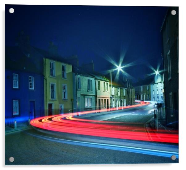 Anstruther After Dark Acrylic by Lowercase b Studio 