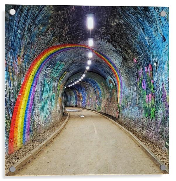 Colinton Tunnel Acrylic by Lowercase b Studio 