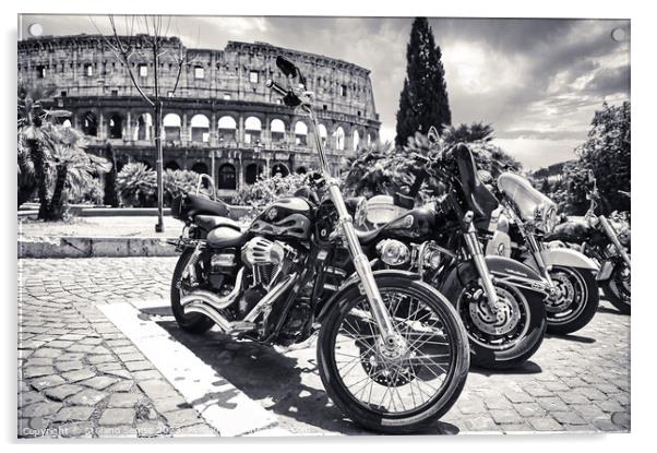 Harley 110TH Anniversary  Acrylic by Stefano Senise