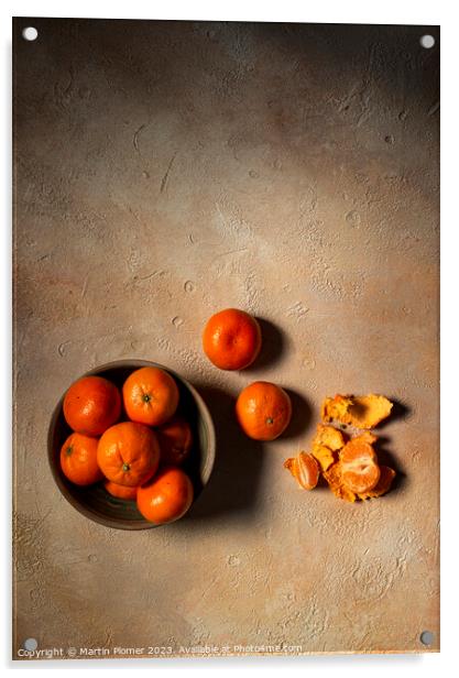 Citrus Simplicity Acrylic by Martin Plomer