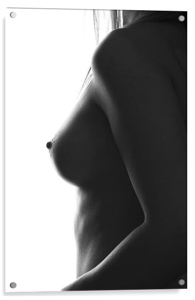 Nude 1 Acrylic by Maciej Pawlikowski