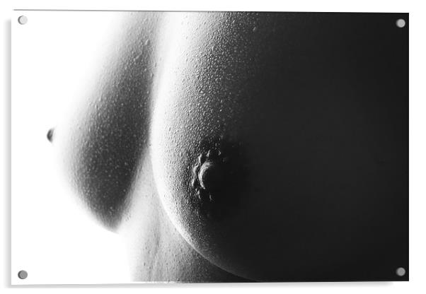 Nude 4 Acrylic by Maciej Pawlikowski