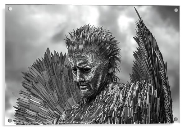 The Knife Angel - National Monument Against Violen Acrylic by David Macdiarmid