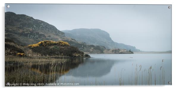 Loch Fada, Colonsay Acrylic by Philip King