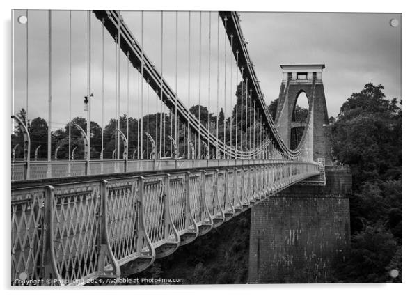 Clifton Suspension Bridge, Bristol Acrylic by Philip King
