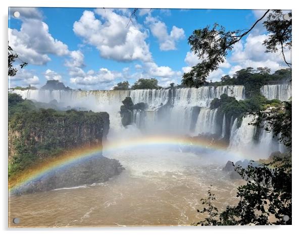 Iguazu Falls Acrylic by Chris Billingham