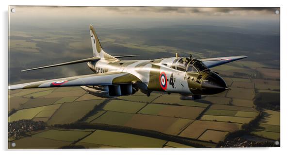 The Vulcan Bomber XH558  Acrylic by CC Designs