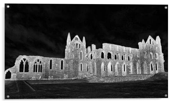 Whitby Abbey 2, ghostly edit Acrylic by Paul Boizot